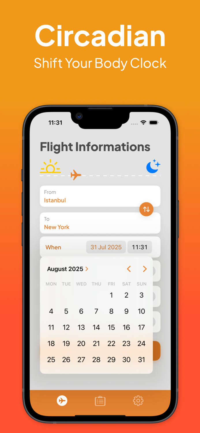 Time Zone Shifter for Jet Lag