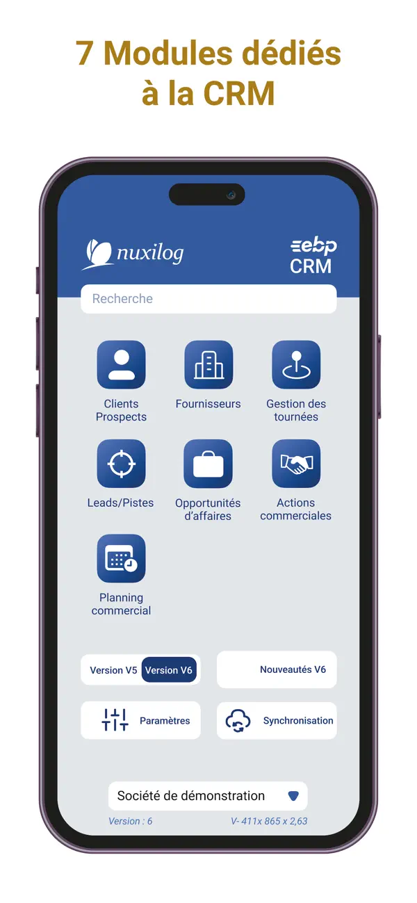 Screenshot #3 pour EBP CRM via NuxiDev 6