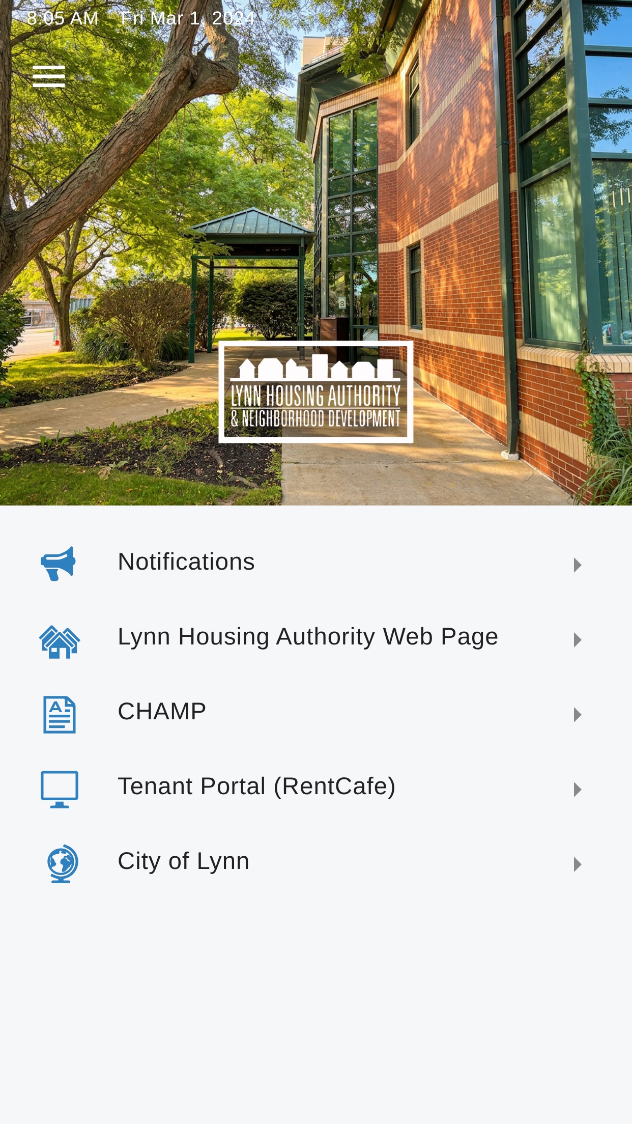 Screenshot 1 of LHAND Tenant Connections
