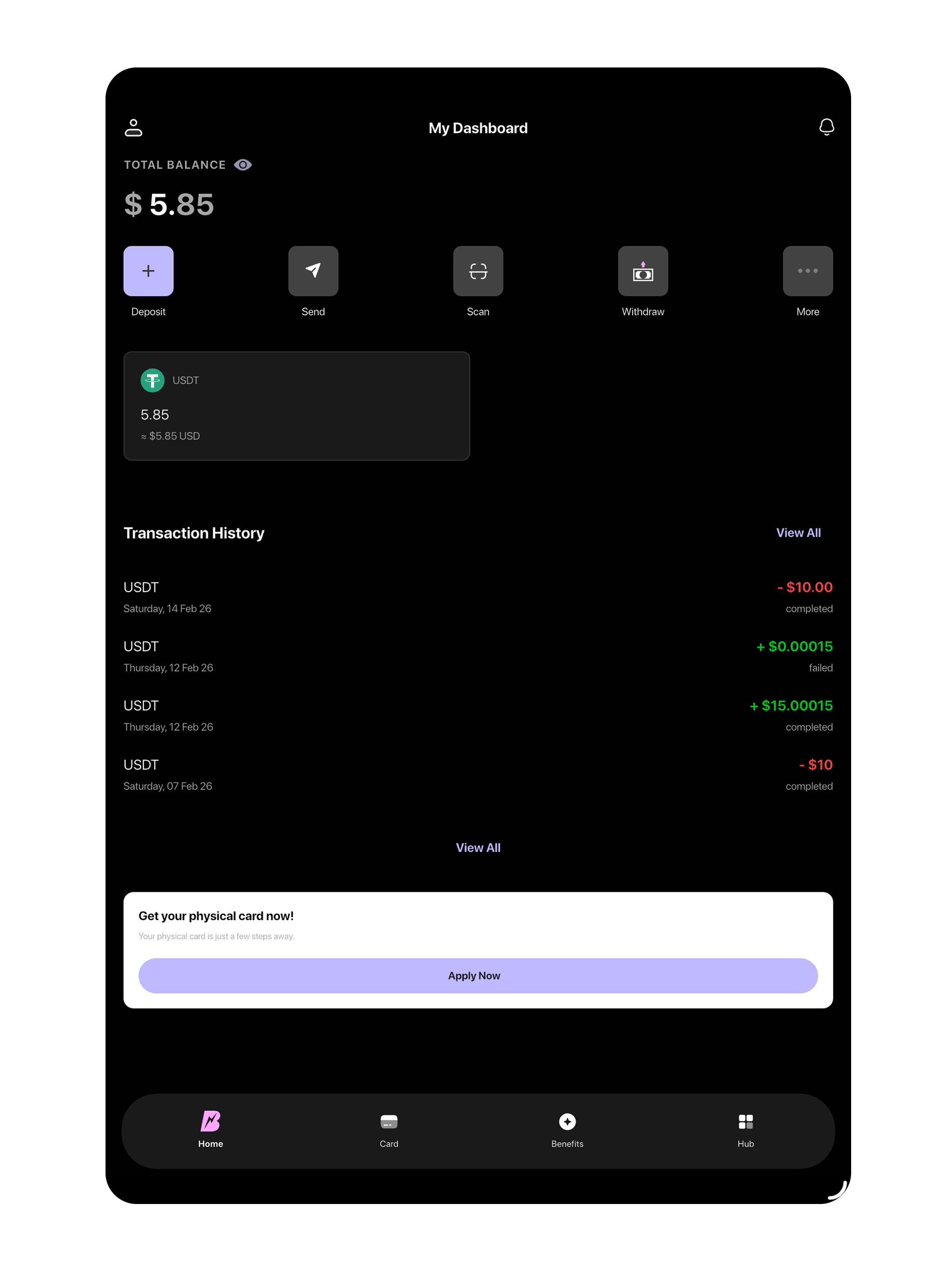 Blonix: Crypto Card