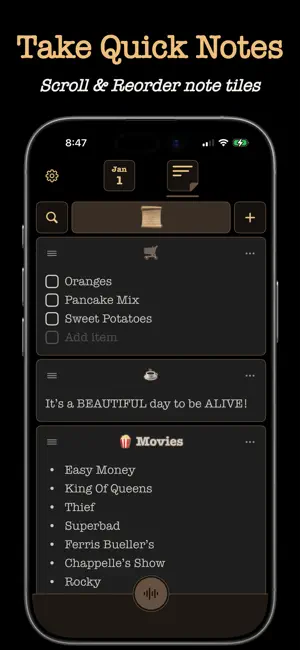 Basenotes - Daily Notebook screenshot 3