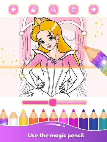 Drawing game for girls iPad screenshot