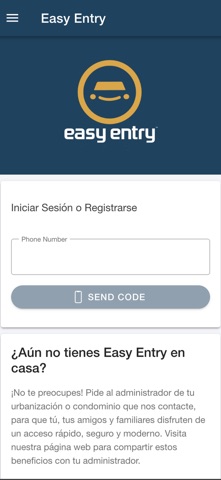 Easy Entry iPhone screenshot