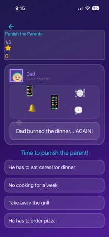 You're Grounded! Kids game iPhone screenshot