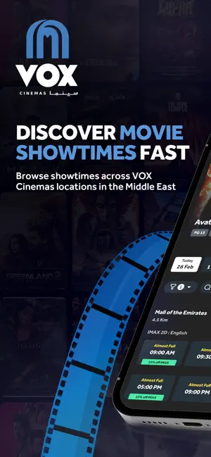 VOX Cinemas iPhone screenshot 1
