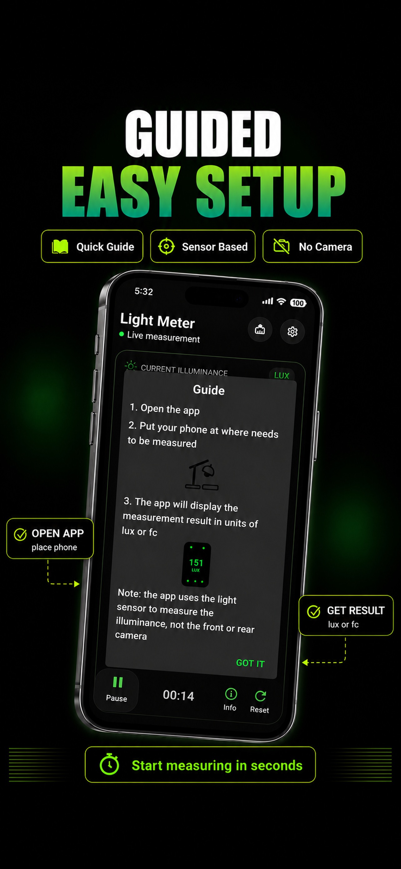 Screenshot 4 of Light Meter - LUX