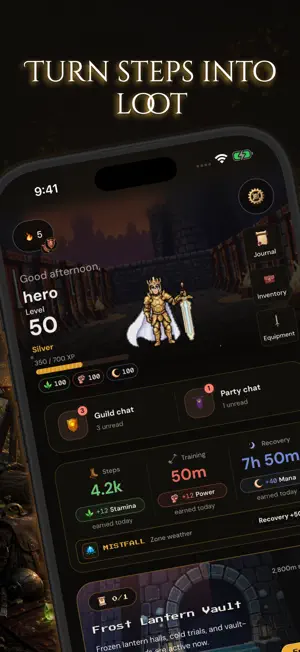 Fitscape - Fitness RPG Quests screenshot 2