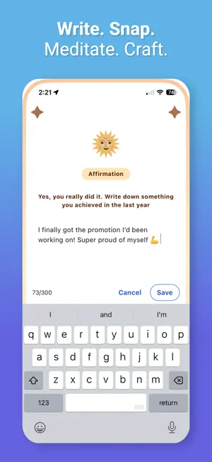 HappyTabs Positivity Journal screenshot 4