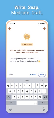 HappyTabs Positivity Journal Screenshot 4 of 8