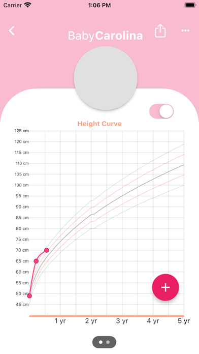 BabyGrowth: Create Baby Charts Screenshot