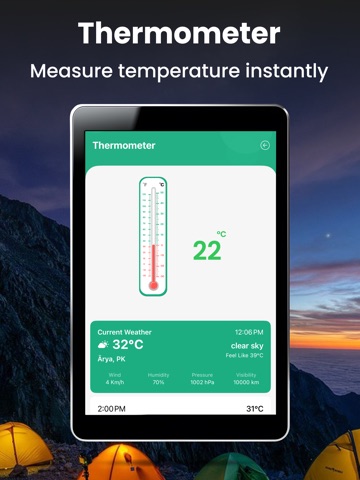 Altimeter GPS Elevation iPad screenshot