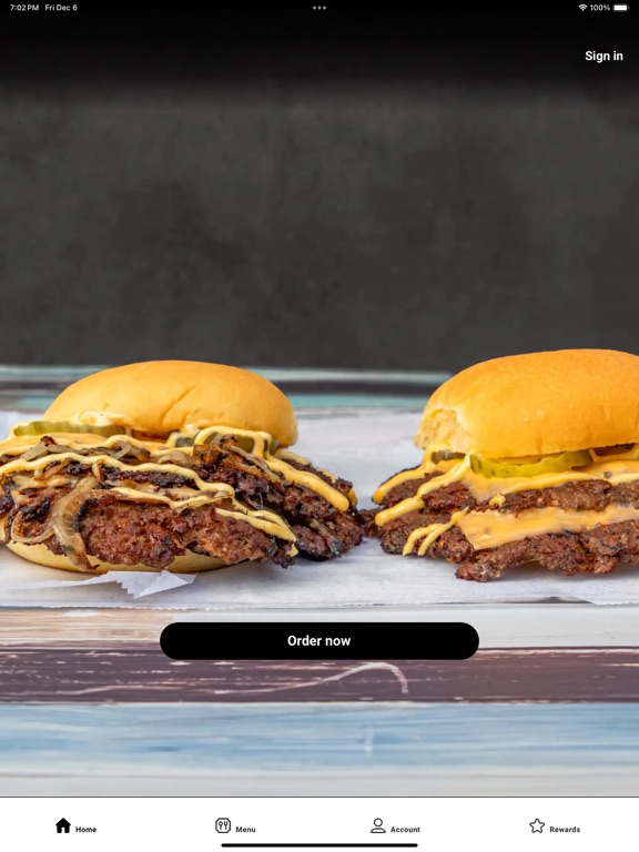 Burger 3000 iPad screenshot 1 - Food & Drink app