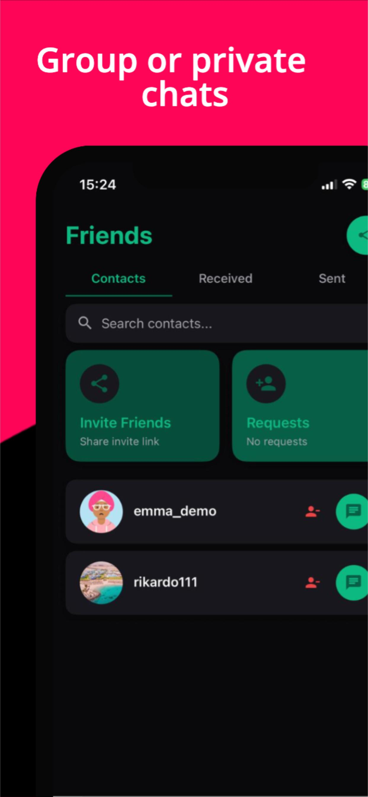 Talks - Private Chat