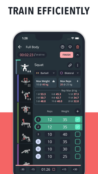 Blast - Gym Workout Tracker Screenshot