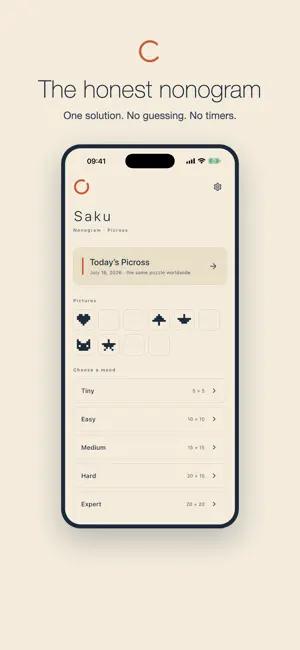 Saku: Nonogram Picture Cross screenshot 1