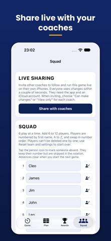 Oztag Team Manager screenshot 2