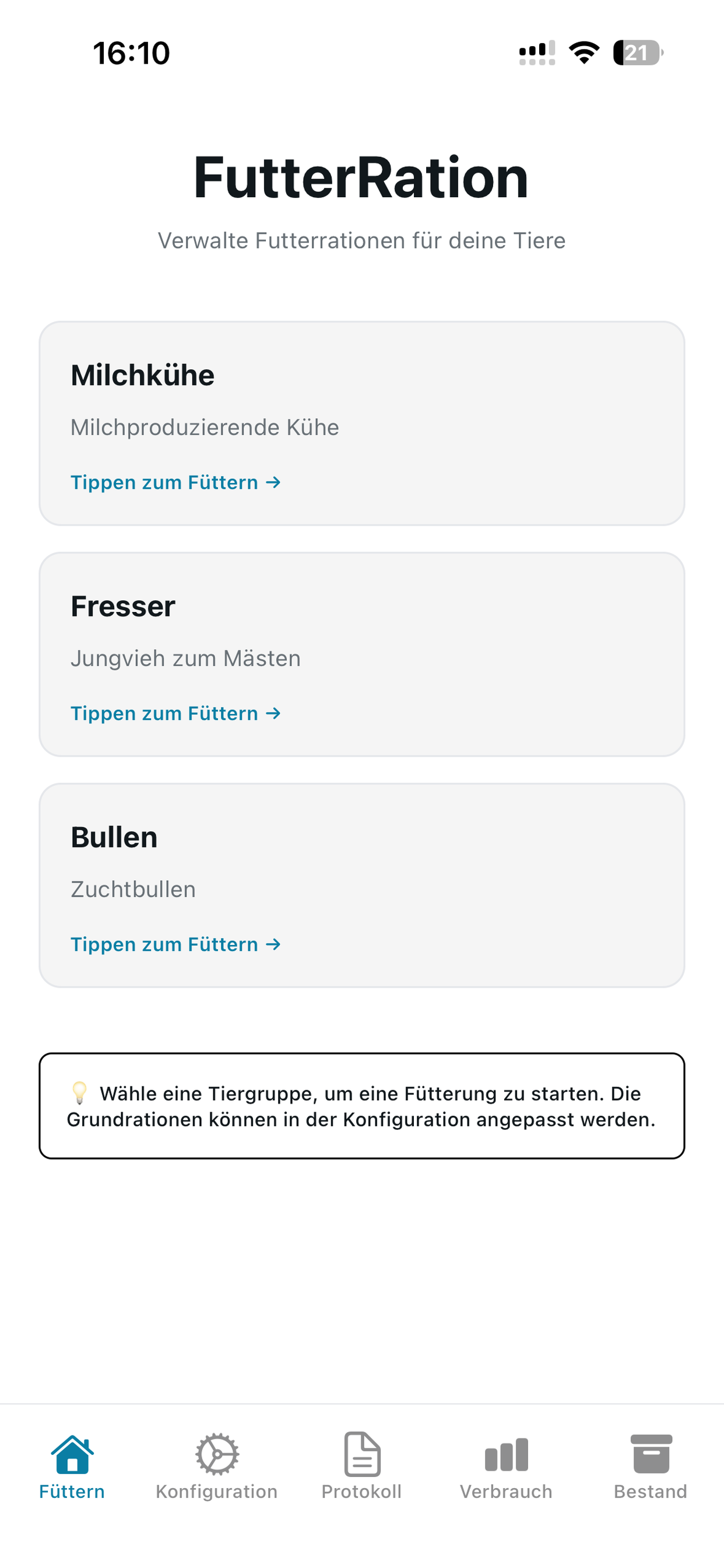 Futter App screenshot 3