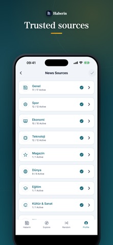 Haberin: Breaking News iPhone screenshot 9