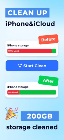 Flick Clean: Storage Cleaner iPhone screenshot