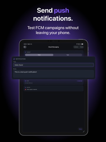 Firebase Console - Firedeck iPad screenshot 5