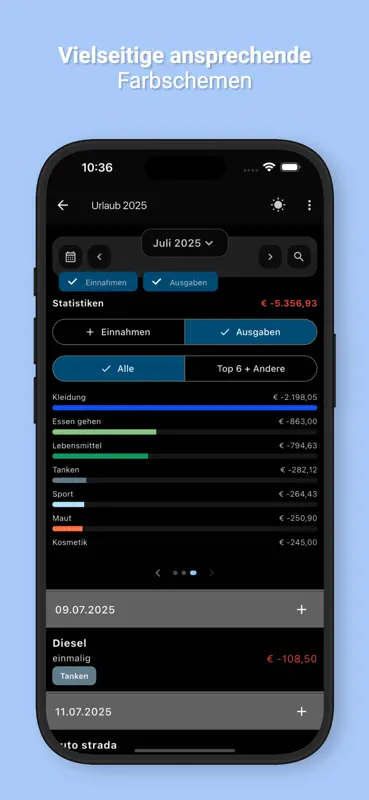 Haushaltsbuch MyMicroBalance screenshot 10 of 10