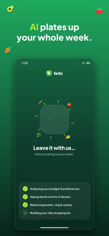 Ferbi - AI Meal Planner screenshot 6 of 8