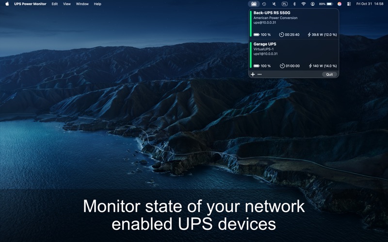 Screenshot #2 pour UPS Power Monitor