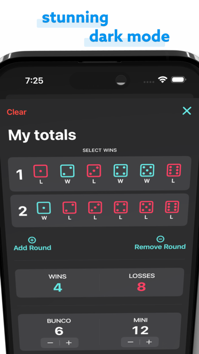 Bunco Tally - Points & Wins Screenshot
