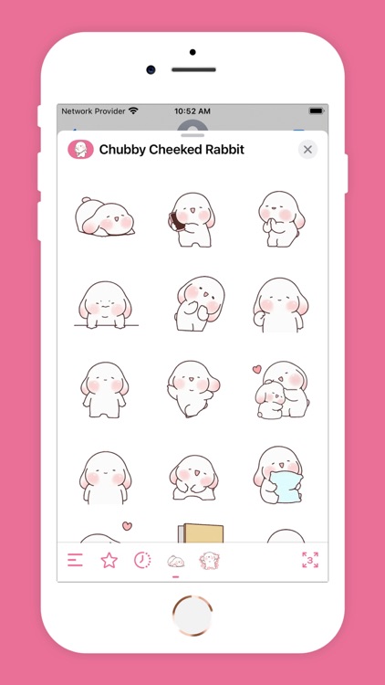 Chubby Cheeked Rabbit Animated