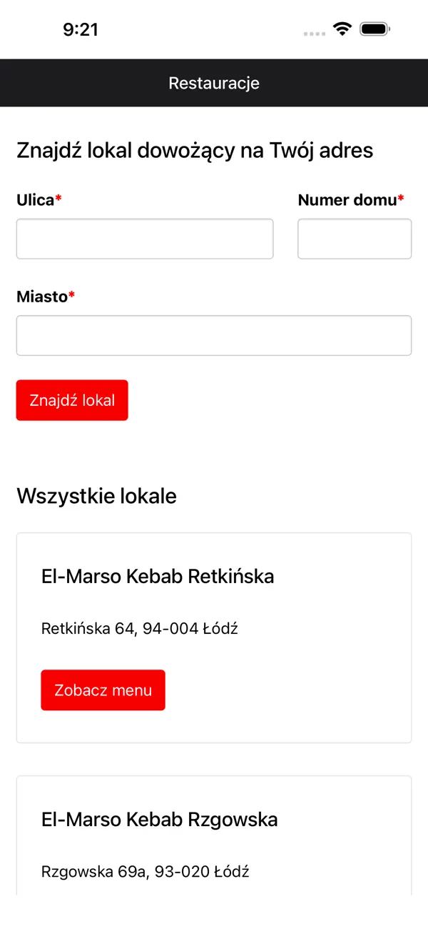 Screenshot #1 pour El-Marso Kebab