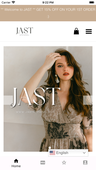 Jast Apparel Wholesale Screenshot