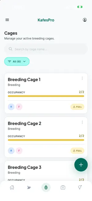 KafesPro: Bird Breeding Log screenshot 2