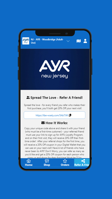Ayr Dispensary New Jersey Screenshot
