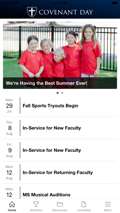 Covenant Day School Screenshot
