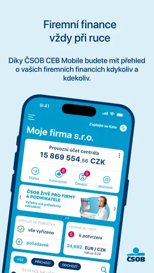 ČSOB CEB Mobile screenshot 1