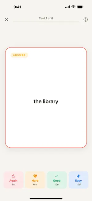 Flashy — Simple flashcards screenshot 1