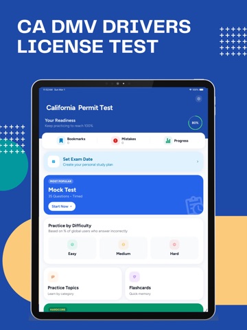 CA DMV: California Permit Test iPad screenshot