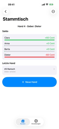 Schafkopf Zettl screenshot 5
