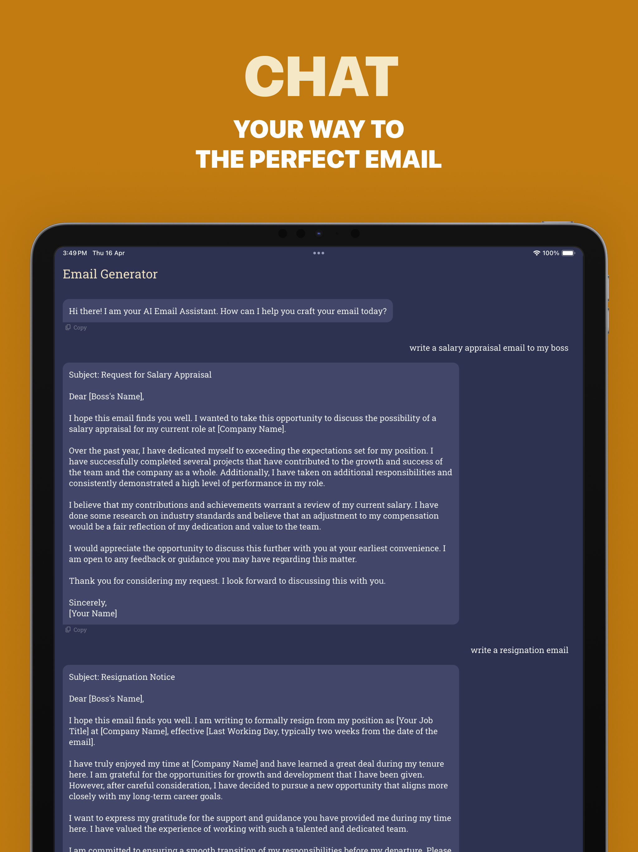 AI Email Generator & Agent