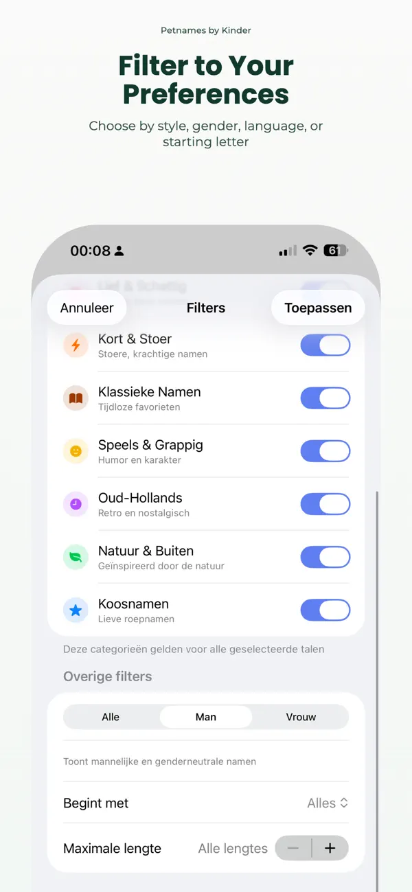 Screenshot #3 pour Pet Names by Kinder
