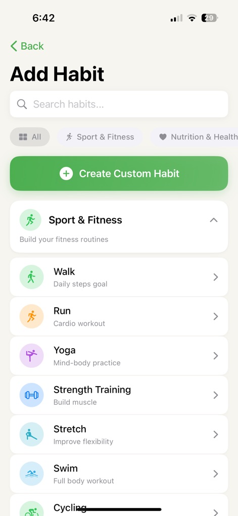 Habit Tracker- Be Productive - Health & Fitness App | MWM