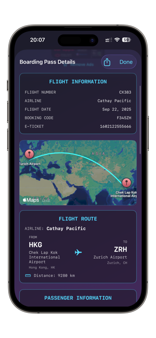 Boarding Pass Decoder Screenshot 3 of 3
