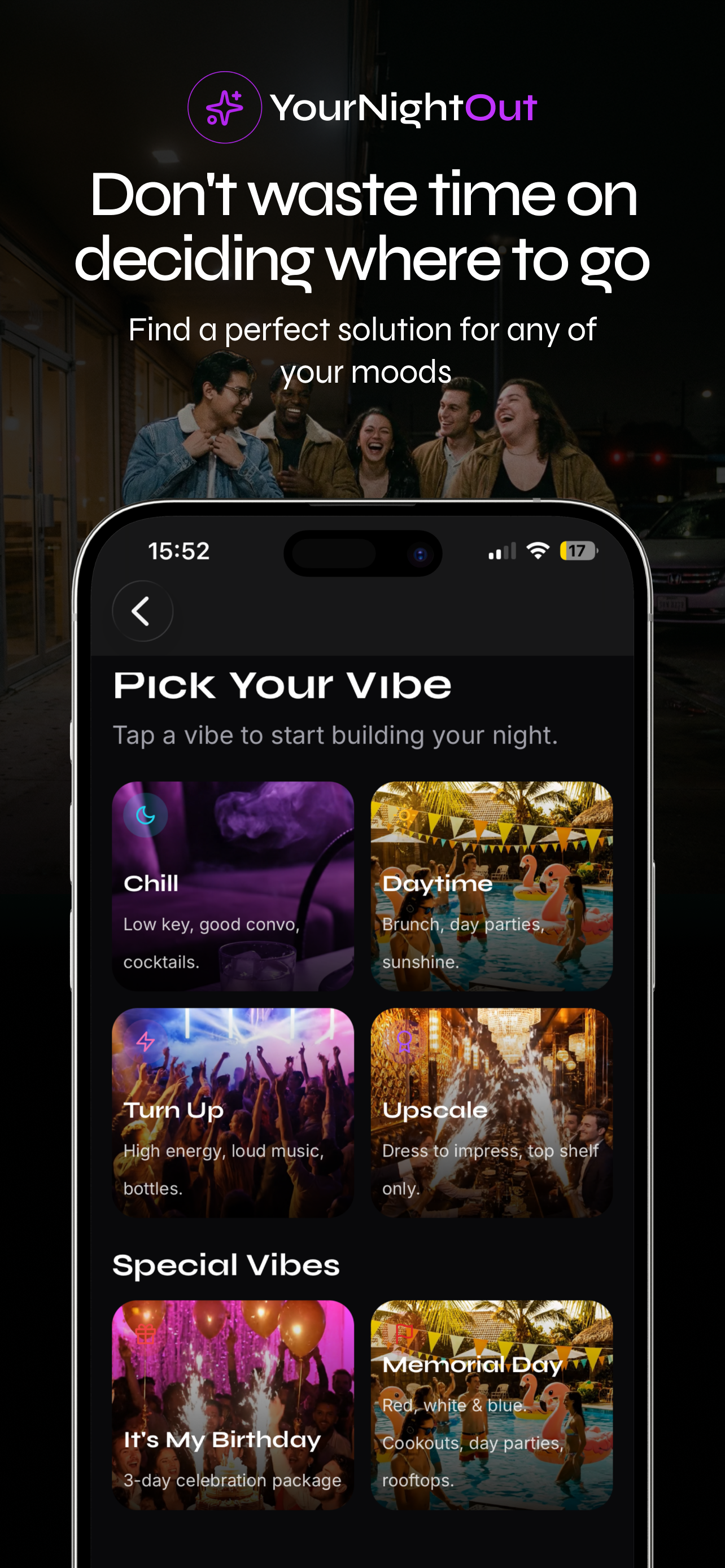 YourNightOut: Plan Your Night