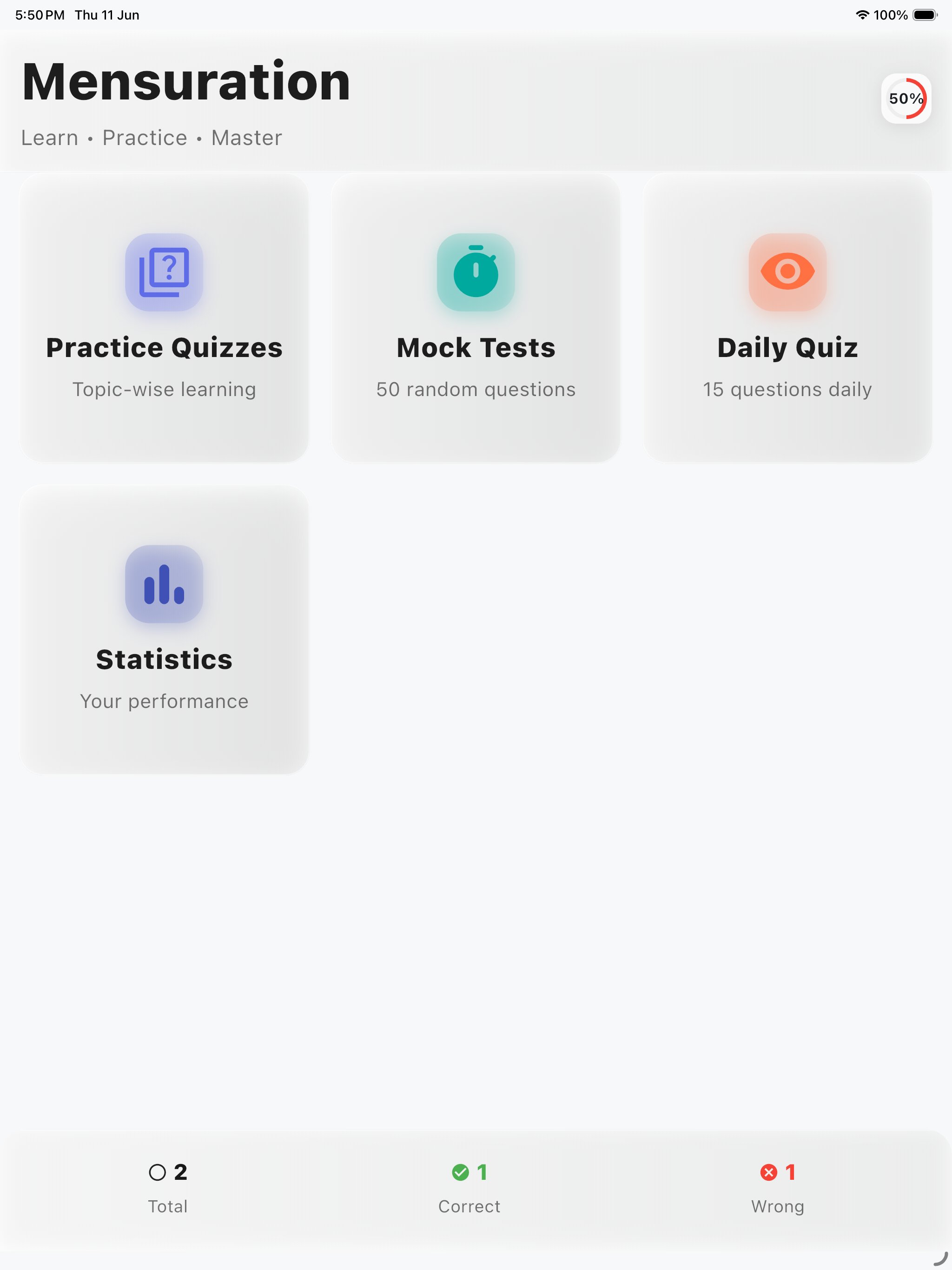 Mensuration Practice screenshot 8