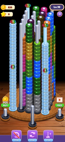 Nut Stack: Sort Puzzle Screenshot 2 of 5