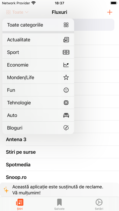 Screenshot 4 of Știri din România App