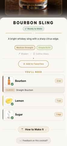 The Bartender App Screenshot 7 of 9