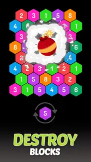 merge hexa: number puzzle game iphone screenshot 4