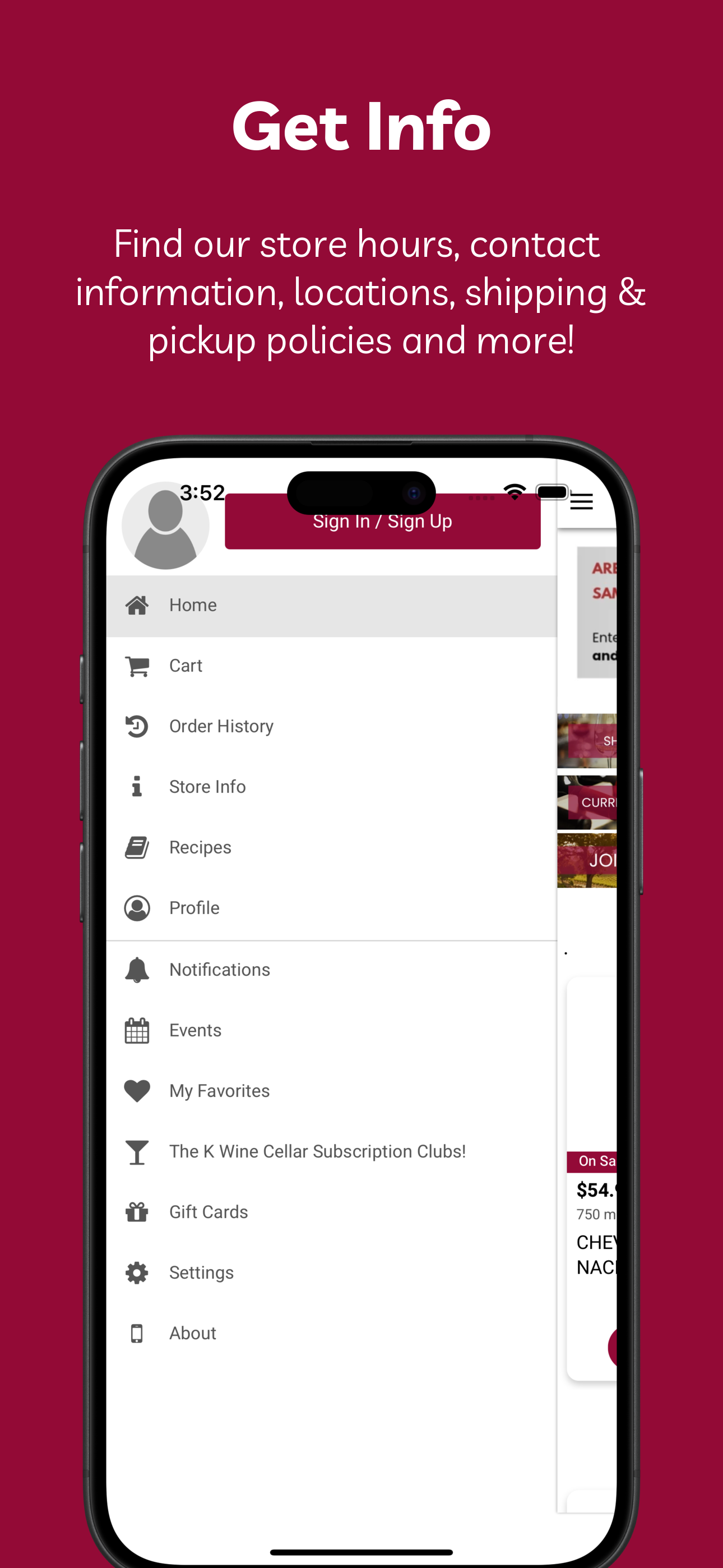 K Wine Cellar screenshot 2