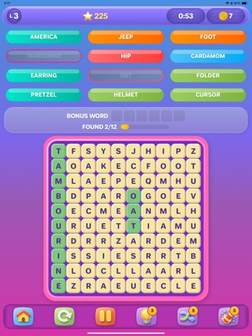 Wordally iPad screenshot